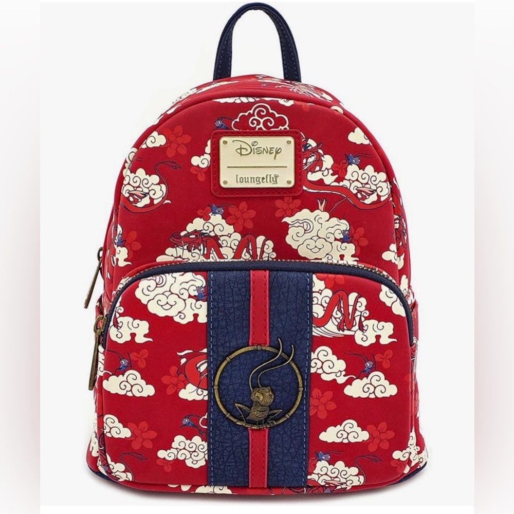 Loungefly x Disney Mulan Mushu Cloud Mini Backpack